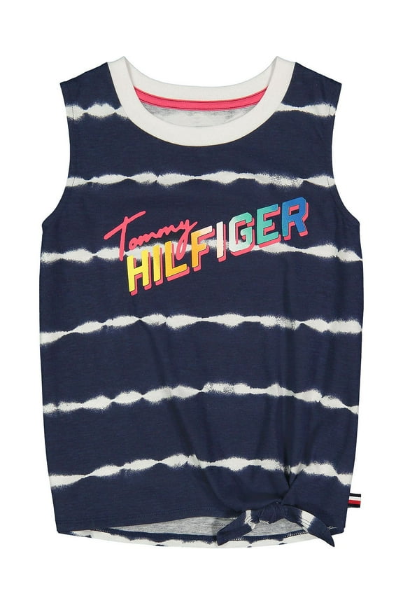 Big Girls Tie Dye Tank Navy Blazer - S (7)