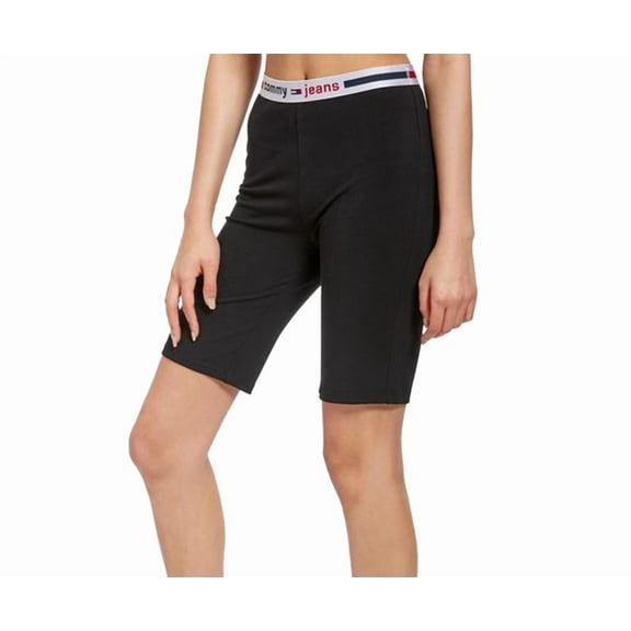 Tommy Hilfiger Bike Short Womens Active Shirts & Tees Size XS, Color: Black