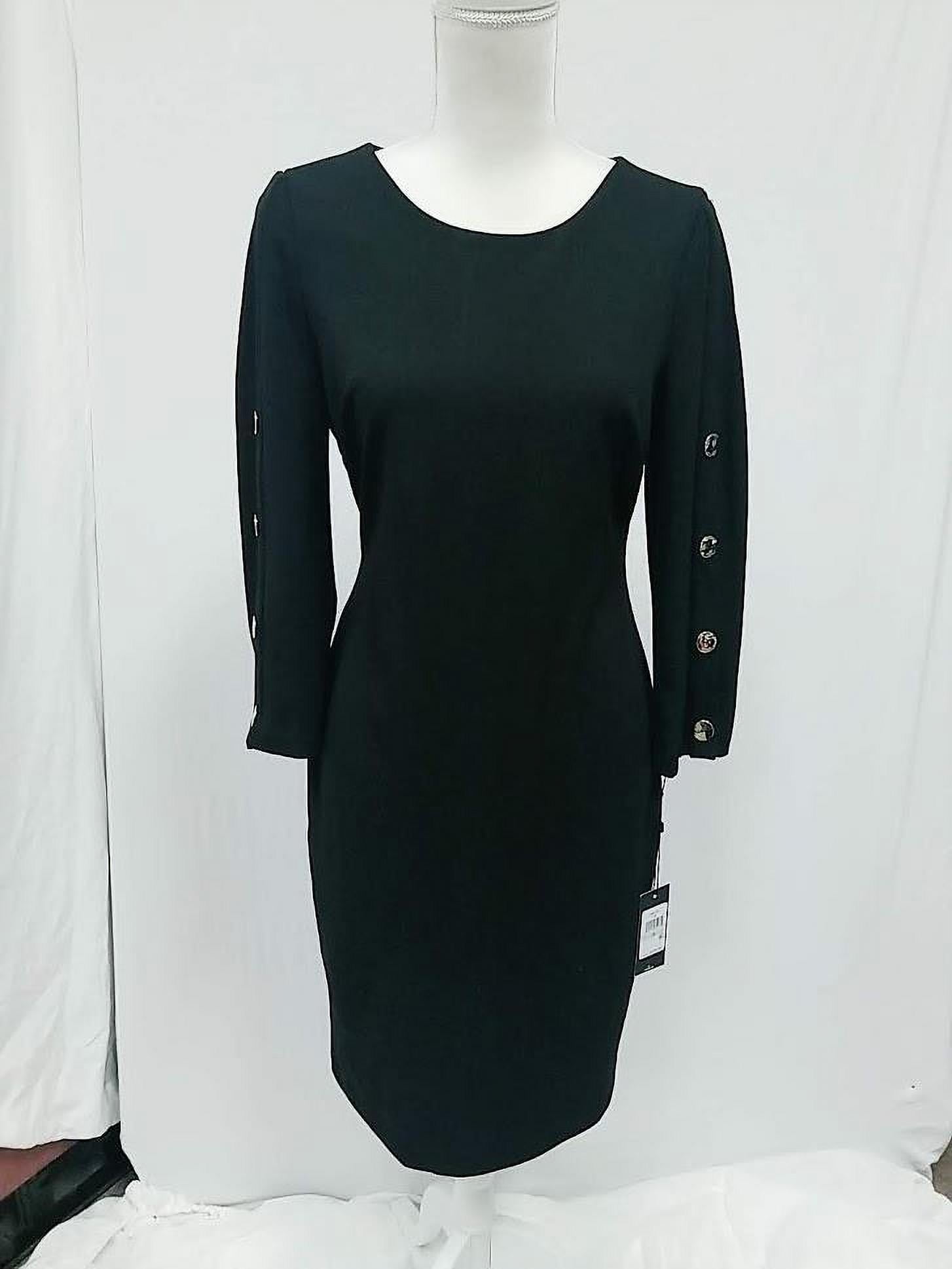 Tommy Hilfiger Snap-Sleeve Sheath Dress - Black 6