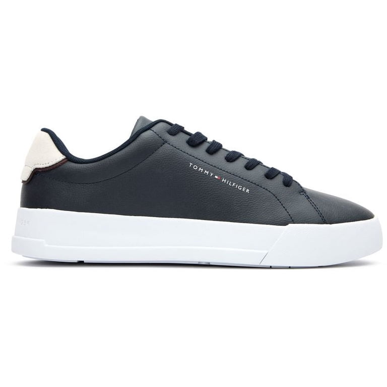 Tommy Hilfiger Court Leather Detail Sneakers - Walmart.com display picture 1