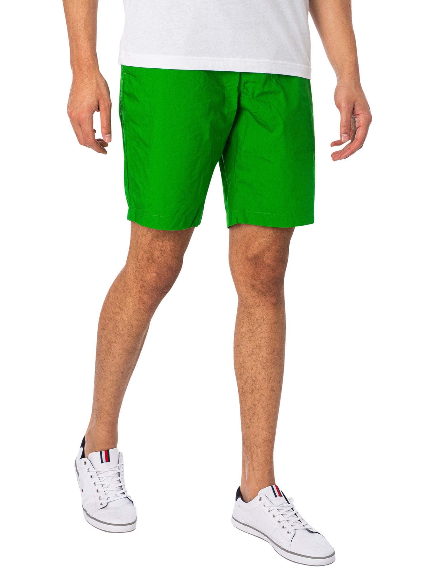 Tommy Hilfiger Brooklyn Poplin Shorts Green Walmart