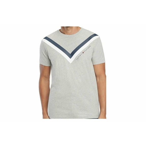 Tommy Hilfiger Chevron Short Sleeve Crew Neck Stripe T-Shirt (Men's0