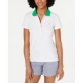 thumbnail image 1 of Tommy Hilfiger Colorblocked Polo Top Bright White M, 1 of 1