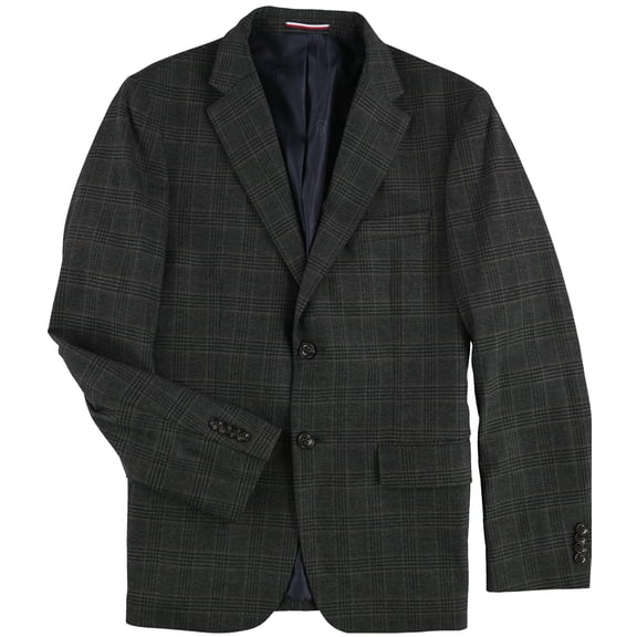 Tommy Hilfiger Men's Modern-Fit Plaid Sport Coat Oliver Brown B4HP (Regular,36)