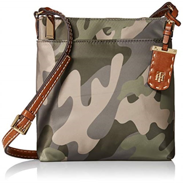 Tommy Hilfiger Crossbody Bag for Women Julia Green Camo