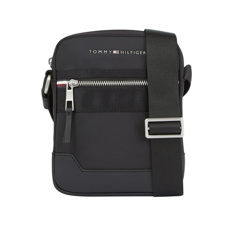 Black Nylon Elevated Bag, Mini Tommy Reporter Hilfiger