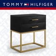 thumbnail image 1 of Tommy Hilfiger Ellias Bedside Table Black and Gold, 1 of 11
