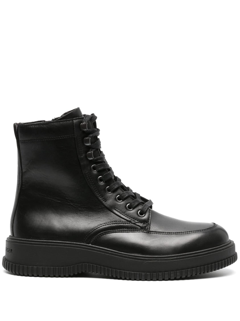 Tommy Hilfiger Mens Berton Boot Black 002 9.5 main image 1