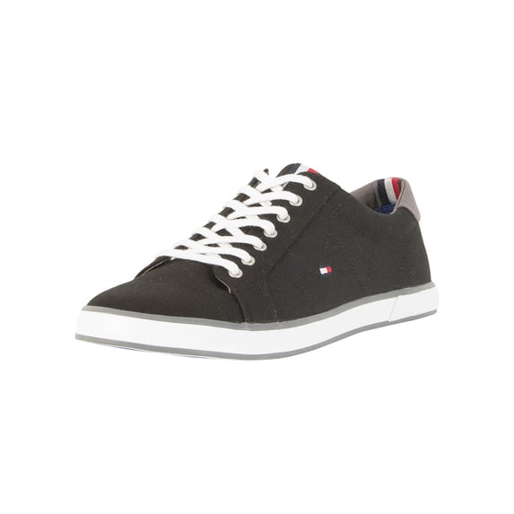 Tommy Hilfiger Flag Canvas Trainers, Black