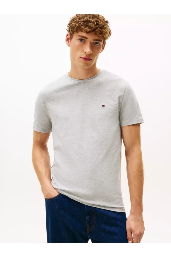 Flag Crew Neck T-Shirt XL Grey