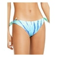 thumbnail image 1 of Tommy Hilfiger GREEN Side Tie Printed Bikini Swim Bottom, US Large, 1 of 2