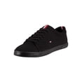 thumbnail image 1 of Tommy Hilfiger Harlow Canvas Trainers, Black, 1 of 9