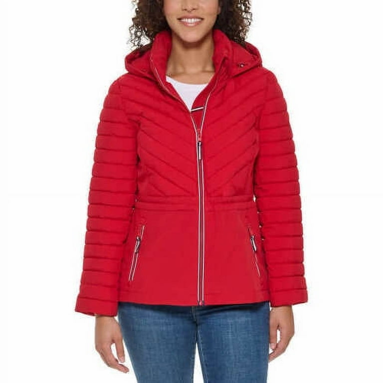 Tommy Hilfiger Ladies' Puffer Stretch Jacket, Quilted Polyester