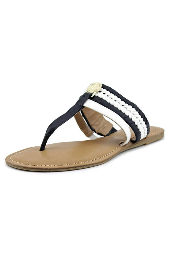 Lady Women  Open Toe Synthetic Blue Thong Sandal