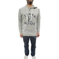 thumbnail image 1 of Tommy Hilfiger Long Sleeve Hoodie - 09T4266 (Grey Heather, XL), 1 of 2