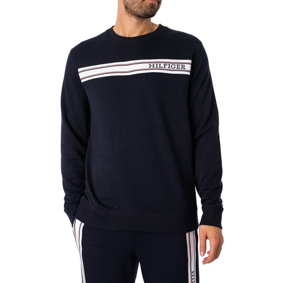 Tommy Hilfiger Lounge Brand Line Sweatshirt, Blue