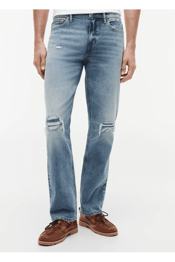 MEDIUM WASH DENIM Men's Straight Jean, US 36W X 32L