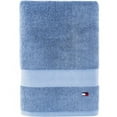 thumbnail image 1 of Tommy Hilfiger MIST BLUE Modern American Solid Cotton Bath Towel, US 30"x54", 1 of 3