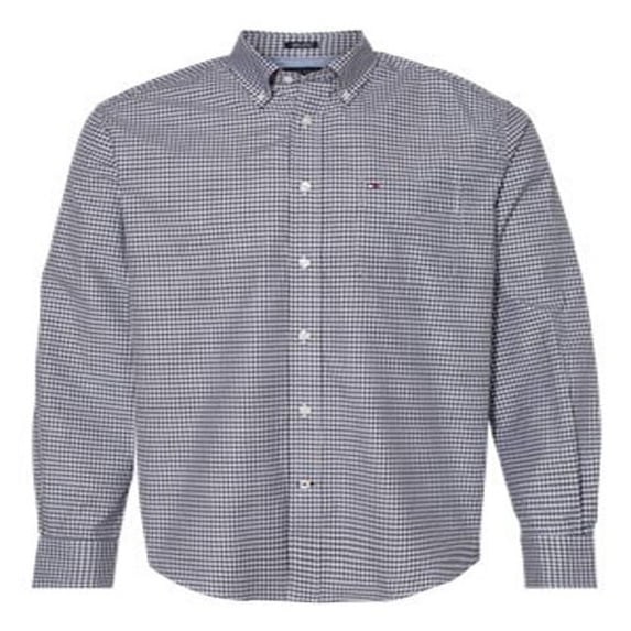 Tommy Hilfiger Men 100s Two-Ply Gingham Shirt