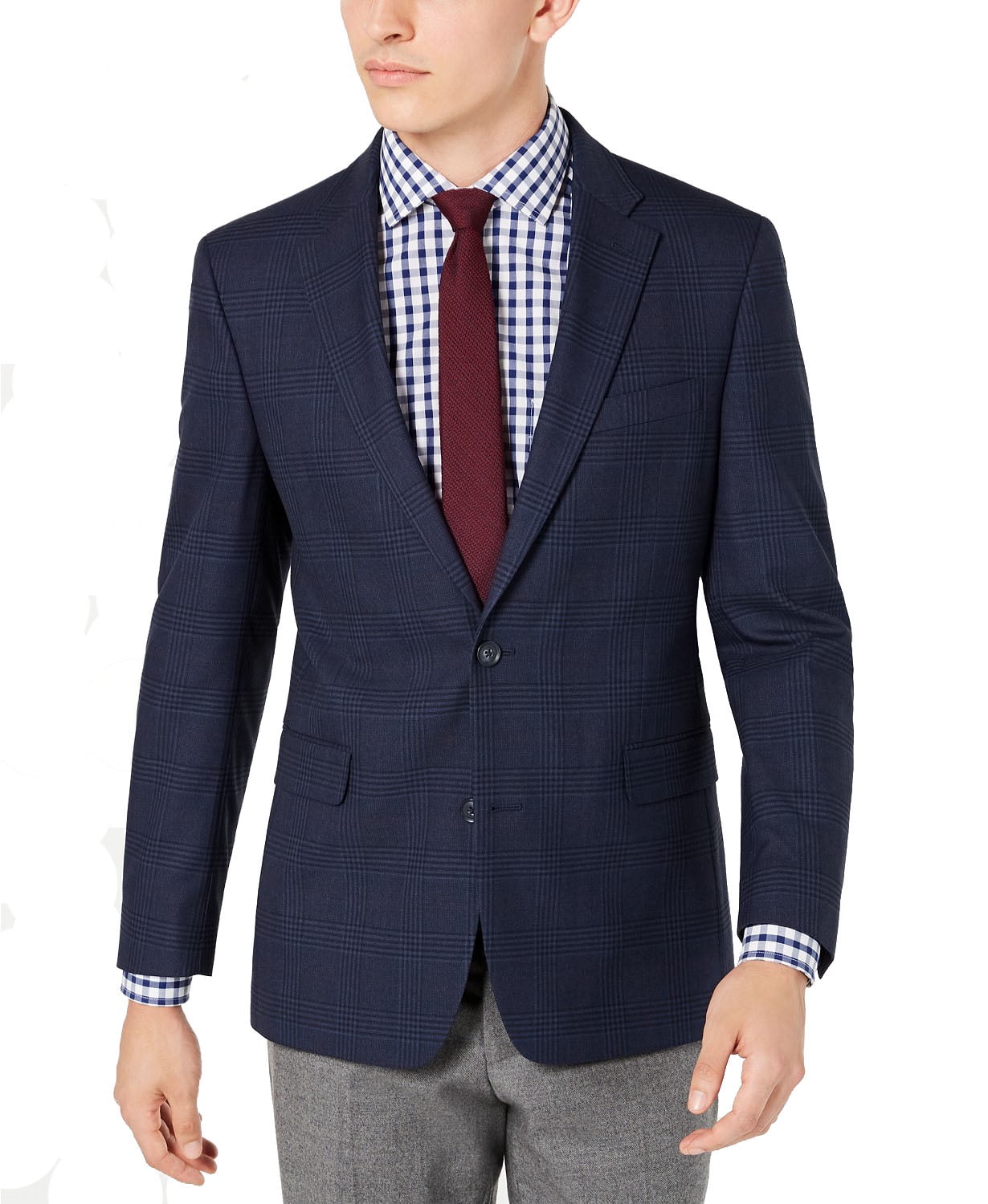 Tommy Hilfiger Men's Modern-Fit Blue/White Stripe Sport Coat (Light  Blue/White, 44R), Light Blue/ White, 44 : : Clothing, Shoes &  Accessories