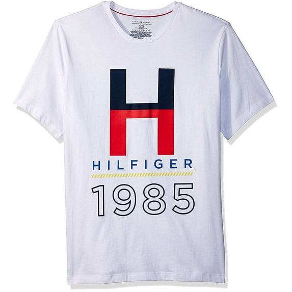 Tommy Hilfiger Men Graphic Logo Crew T-Shirt