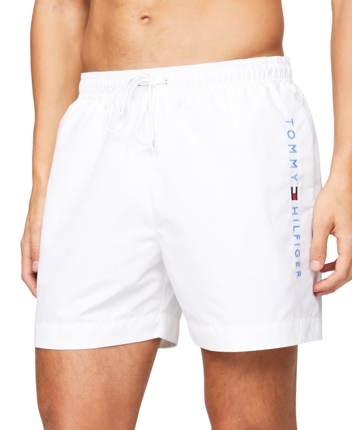 Tommy Hilfiger Men Regular fit Swim Trunks Swimwear XXL White Solid