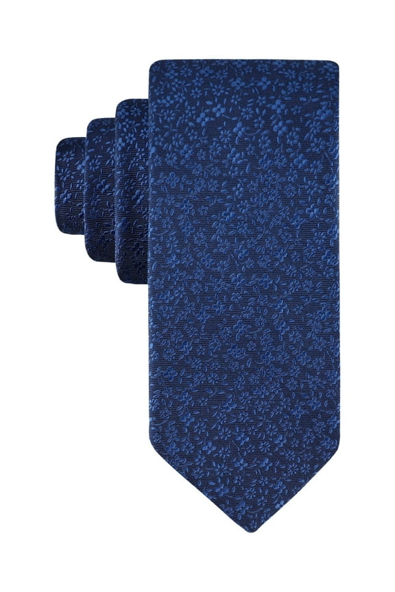 Mens Tie Necktie One Size Blue Musa Floral