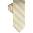 thumbnail image 1 of Tommy Hilfiger Men Regular fit Tie Necktie One Size Yellow Terrance Stripe, 1 of 1