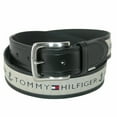 thumbnail image 1 of Tommy Hilfiger Men's 11TL02X032 Anchor Logo Ribbon Inlay Leather Belt Natural 36, 1 of 5
