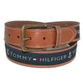 thumbnail image 1 of Tommy Hilfiger Men's Ribbon Inlay Belt Navy 11TL02X032, 1 of 5
