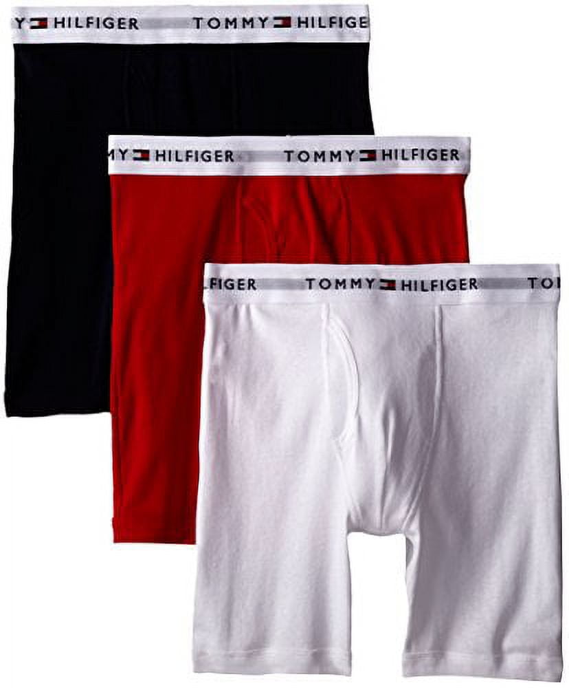 Men's Tommy Hilfiger 09T3492 Everyday Micro Performance Trunks - 3 Pack  (Blue Multi L) 