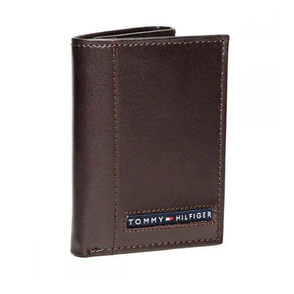 Tommy Hilfiger Men's 31TL11X033 Leather Credit Card ID Trifold Wallet