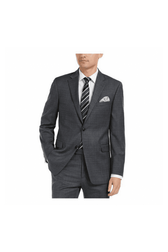 Men's  ADAS1AS80038 Adams Jacket Coat Grey/Blue 44 Reg