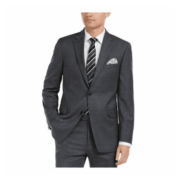 Tommy Hilfiger Men's ADAS1AS80038 Adams Jacket Coat Grey/Blue 44 Reg