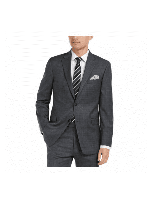Men's ADAS1AS80038 Adams Jacket Coat Grey/Blue 44 Reg