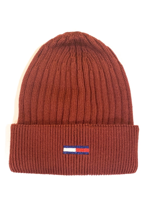 Men's Beanie Organic Cotton - 50% - One Size - Maroon