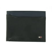 Tommy Hilfiger Mens Bi-Fold Wallet 2-Fold Black/Navy