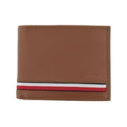 Tommy Hilfiger Mens Bi-Fold Wallet 2-Fold Saddle