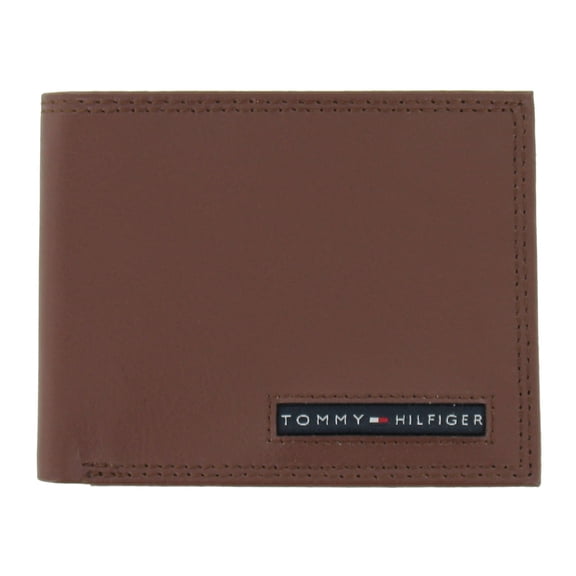 Tommy Hilfiger Men's Bi-Fold Wallet 2-Fold (Tan)
