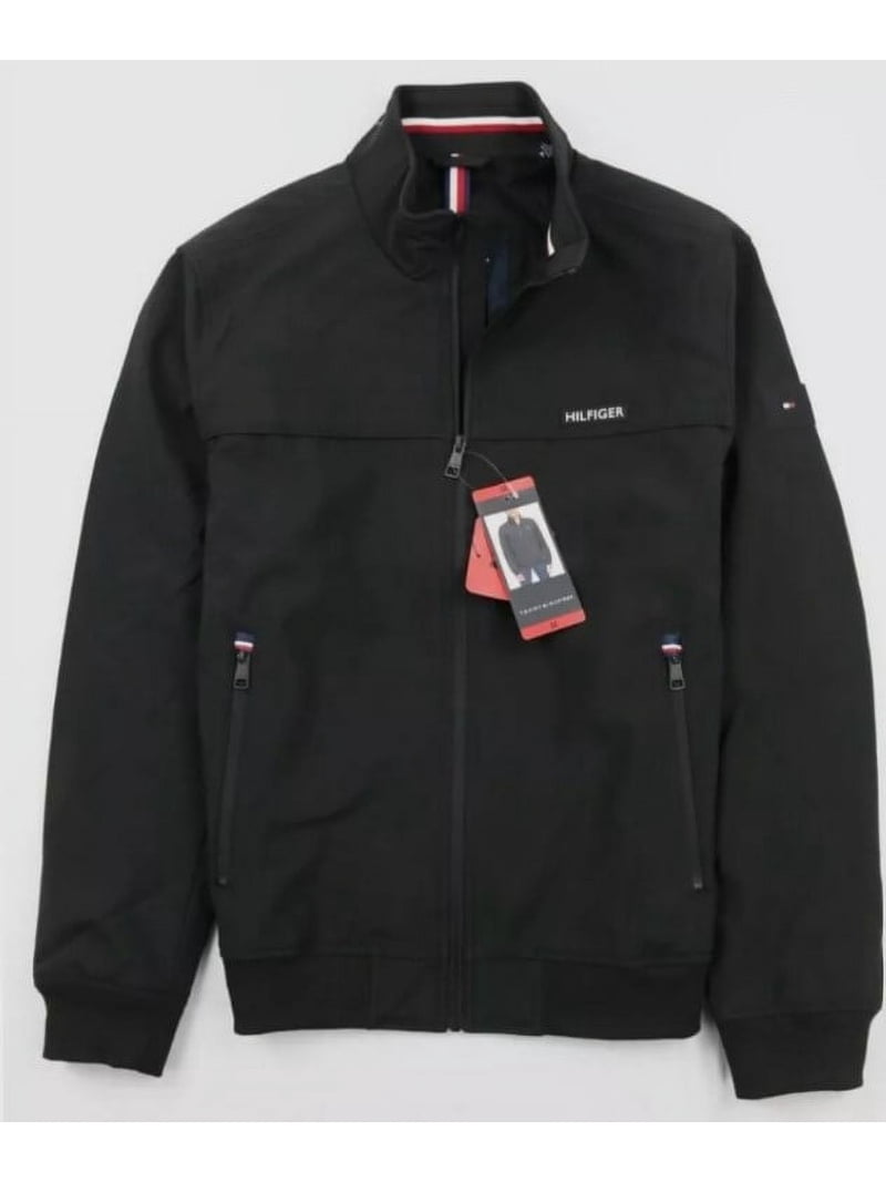 Tommy Hilfiger Men's Bomber Jacket (Medium), Softshell Mesh Lined