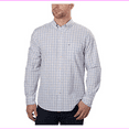 thumbnail image 1 of Tommy Hilfiger Men's Classic Fit Long Sleeve Woven Shirt L/Blue White Plaid, 1 of 1
