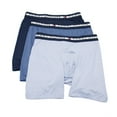 thumbnail image 1 of Tommy Hilfiger Men's Comfort Plus 3 Pack Boxer Briefs, Indigo,L - US, 1 of 4