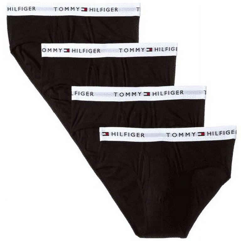Tommy Hilfiger Flex Cotton Low-rise Briefs in Black for Men