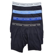 Tommy Hilfiger Mens Cotton Classics Boxer Brief 4-Pack - 09T4556 Assorted Black 499, XL