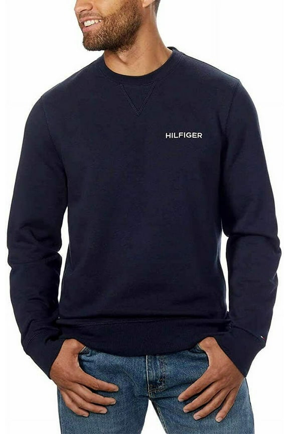 Men's Crew Neck Sweatshirt(Sky Captain, Small)