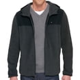 thumbnail image 1 of Tommy Hilfiger Men's Dark Full Zip Fleece Jacket (Small, Gray), 1 of 1