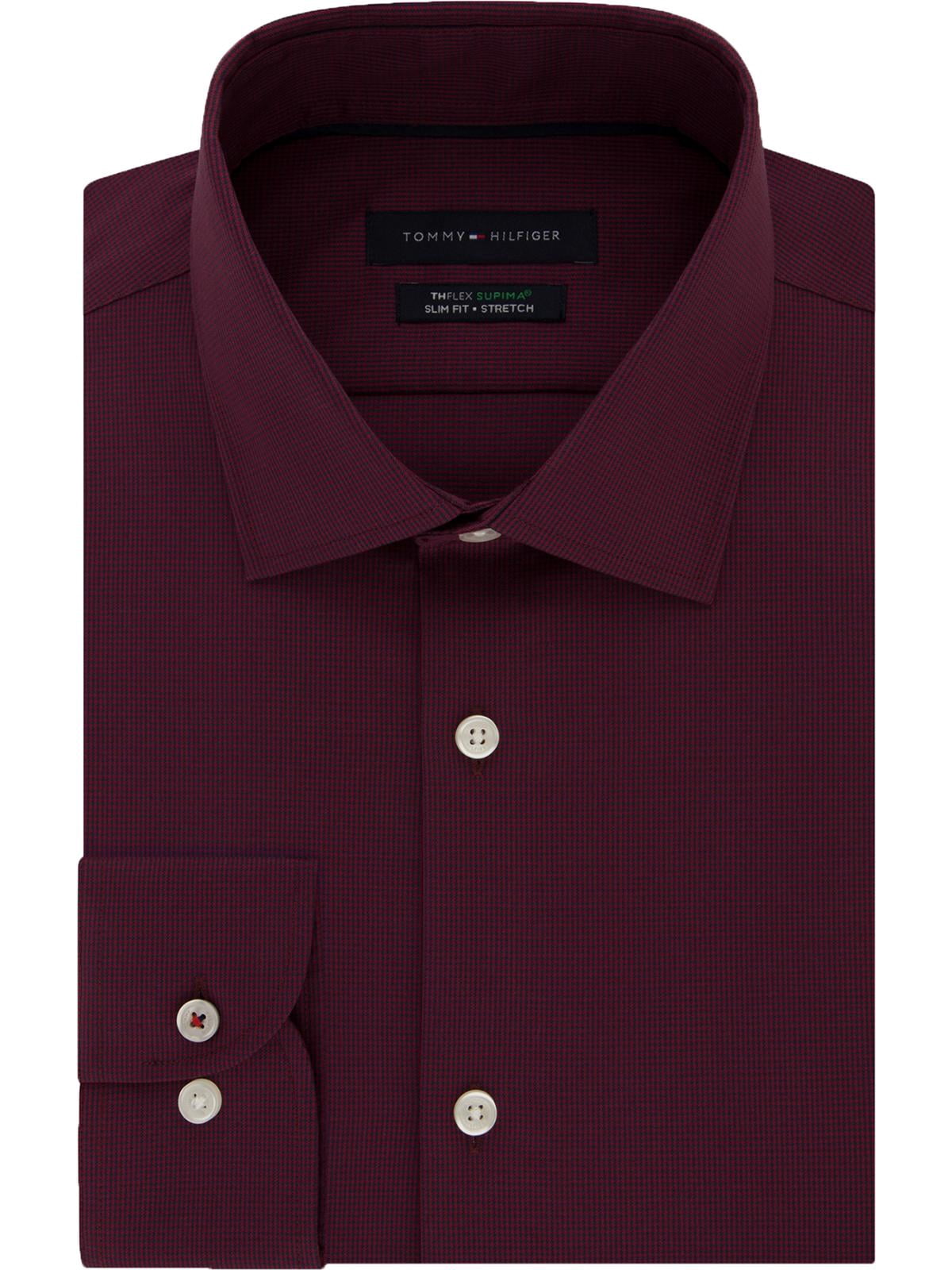 fitted lace wedding dress Men's Genuine Suede Leather Fitted Shirt - Cherry Red main image 1