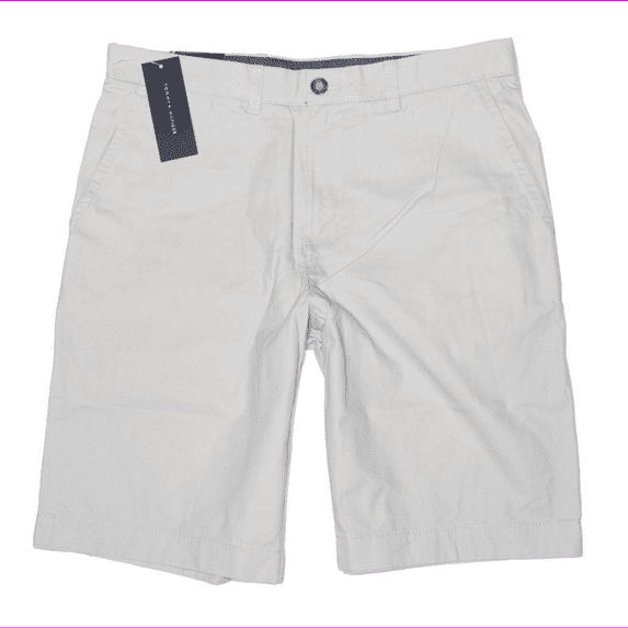 Tommy Hilfiger Men's Flat Front Classic Fit Chino Short 42/Gray Violet