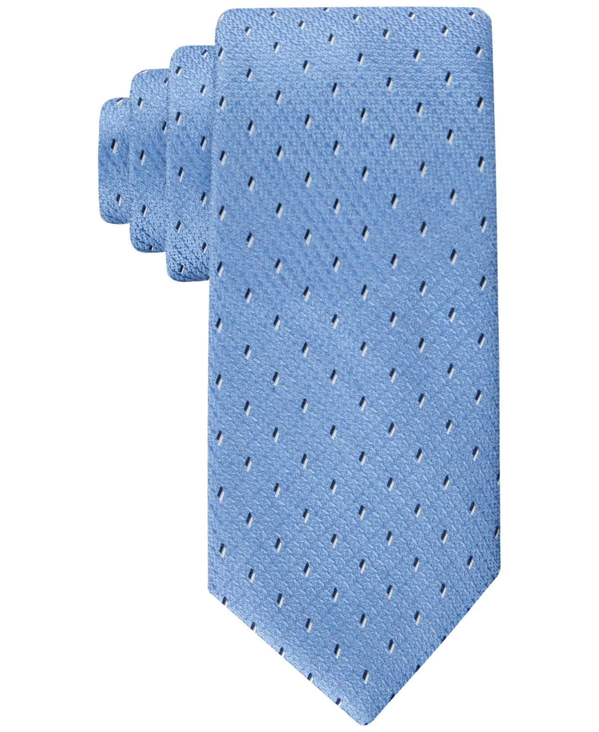 Tommy Hilfiger Men's Geo Print Tie Light Blue Necktie — free download