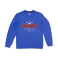 thumbnail image 1 of Tommy Hilfiger Men's Graphic French Terry Long Sleeve Shirt, China Blue \ Red,M - US, 1 of 4